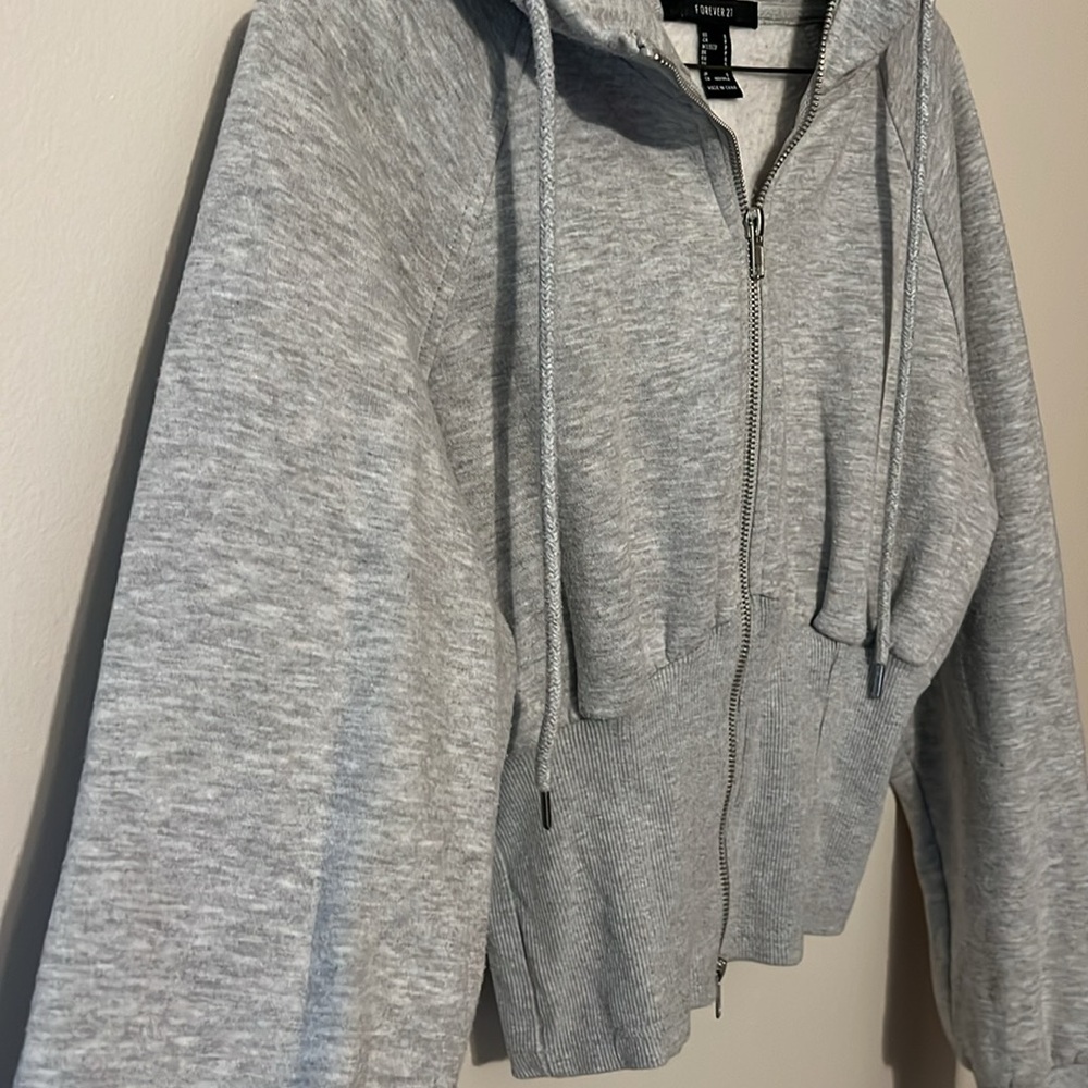 Grey Zip Up Jacket - Picture 5 of 6